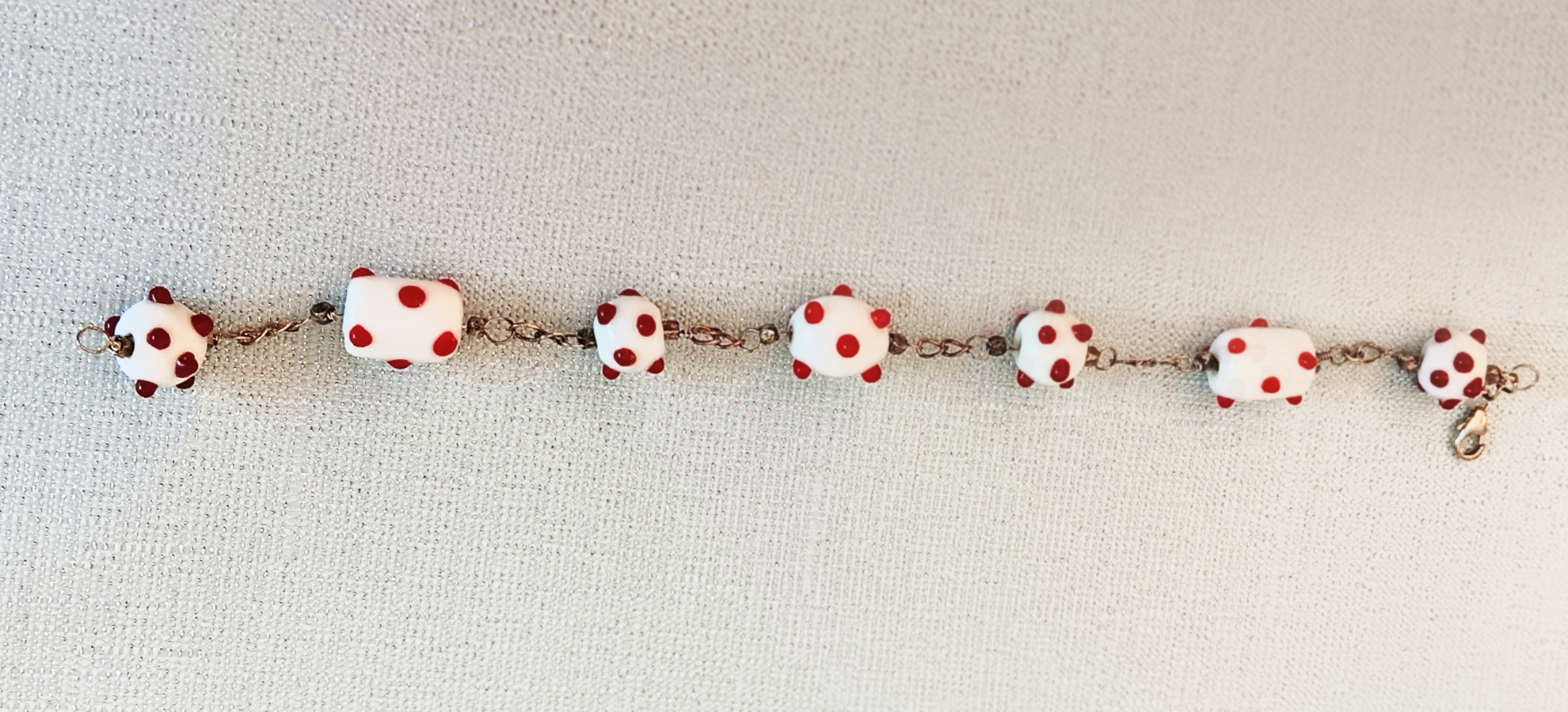 Lamp work bracelet